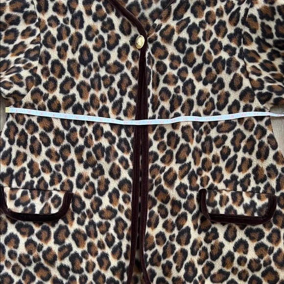 Gantos 1980’s Vintage Leopard Print Women's Coat Size M - Picture 7 of 14
